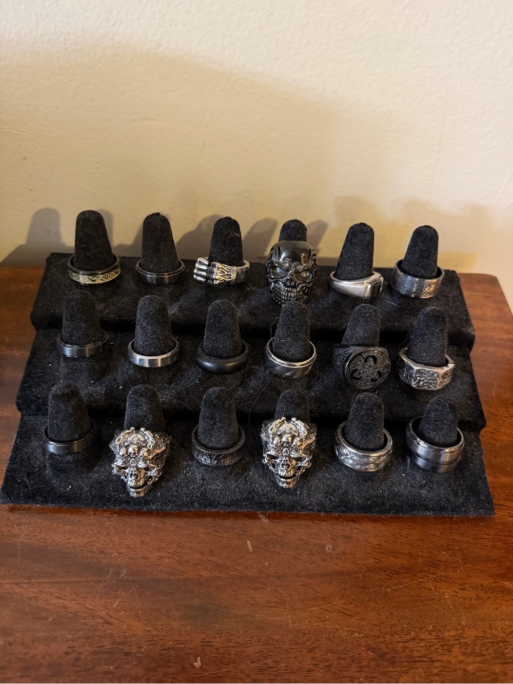 Men's Ring Assortment and Organizer